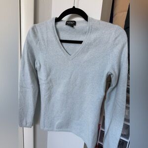 Lord & Taylor Real Cashmere Sweater Light Blue